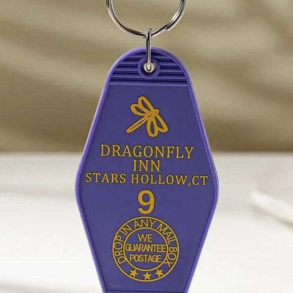 Dragonfly Inn Key Ring Motel Gilmore Girls - Picture 1 of 1